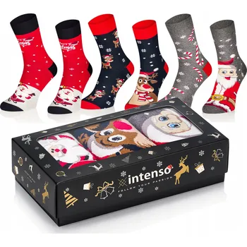 Pánské ponožky Ponožky Intenso 586_Č.6 vícebarevné velikost 44-46