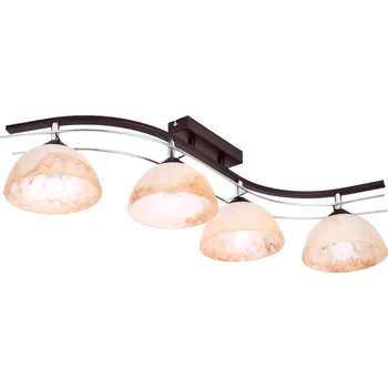 AGAT PLUS ZÁVĚSNÉ STROPNÍ SVÍTIDLO SKLENĚNÁ STÍNÍTKA MODERNÍ LUSTR STROPNÍ SVÍTIDLO