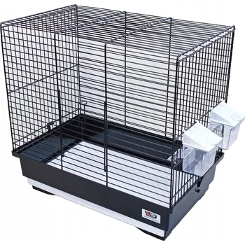 Klec pro papoušky, ptáky, kanárky, zebřičky a andulky se šuplíkem a krmítky