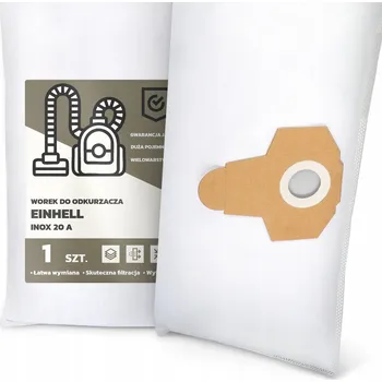 Sáček do vysavače SÁČEK do VYSAVAČE Einhell INOX 20 A Syntetický Vliesový PYTEL G9
