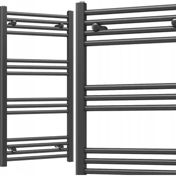 Radiátor Koupelnový radiátor vodní Gamma 385 W 500 x 1000 mm černý