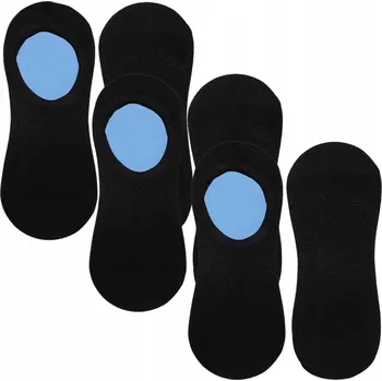 Dámské ponožky 3x Nízké Kotníkové Ponožky Ponožky Dámské Balerínky Tenké Černé MORAJ 35-38