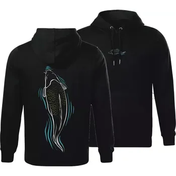 Pánská mikina Giants Fishing Mikina pánská černá Kapr u hladiny - Giants Fishing Mikina pánská černá Kapr u hladiny|vel. 2XL