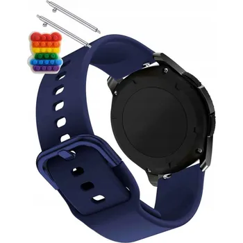 Pouzdro na mobilní telefon Pásek Řemínek pro Maxcom FW45 Aurum 2, Silikon, tmavě modrá smyčka, nastavitelný