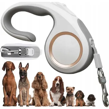 Vodítko pro psa VODÍTKO 5M TELESKOPICKÉ PRO PSY 360° ZATAHOVACÍ PROTISKLUZOVÉ