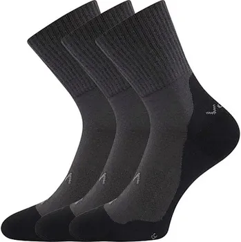 Dámské ponožky VoXX® Barefootan froté Unisex ponožky - 3 páry BM000005126300100716 tmavě šedá 35-38 (23-25)