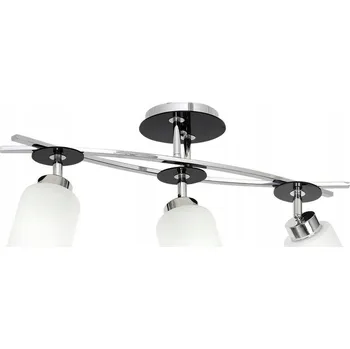 Stropní Svítidlo Luminex 59 x 14 cm bílá, stříbrná