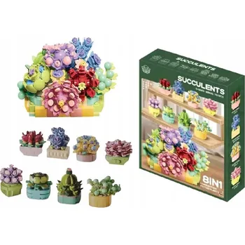 ostatní stavebnice Stavebnice - Květiny v květináči, 767 dílků