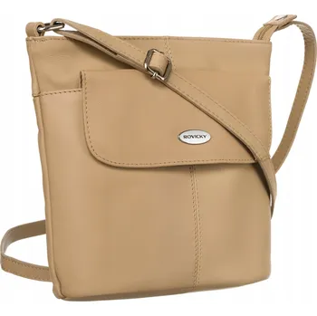 Kabelka Rovicky kabelka přes rameno přírodní kůže béžová