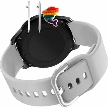 Pouzdro na mobilní telefon Pásek Řemínek pro Garett Sport Activity GT, Silikon Šedý Poutko, nastavitelný