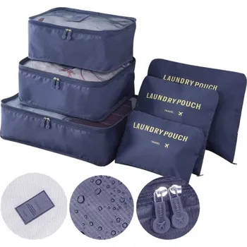 Příslušenství k zavazadlu Set cestovních organizérů GAVIN granátový (6 ks)