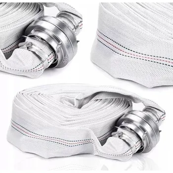 Zahradní hadice HASIČSKÁ HADICE NA ŽUMPU ŠPINAVÉ VODY 2 palce 52mm 20m RYCHLOSPOJKY K ČERPADLU