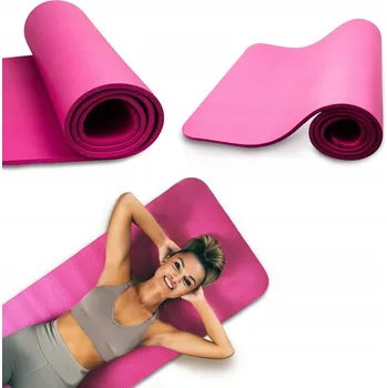 podložka na cvičení Podložka na cvičení Fitness-star 183 cm x 61 cm růžová
