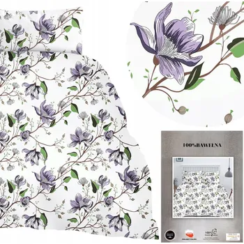 Povlečení Povlečení 200x220 Sada 3 dílů Bavlněný satén Stylové Nita 01