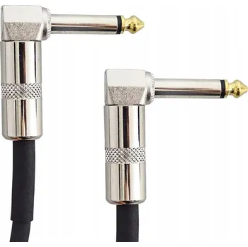 Audio kabel Kabel jack 6,3 mm - jack 6,3 mm PRO Snake Propojovací kabel, zahnutý, 0,3 m