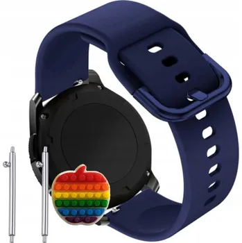 Řemínek na hodinky Řemínek Řemínek pro Vector Smart VCTR-32, Silikonový Tmavě Modrý Smyčka, nastavitelný