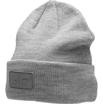 Čepice 4F Zimní ČEPICE pro děti BEANIE 53-56 cm F263 27M šedá
