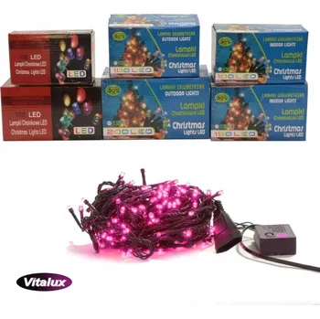 Vánoční dekorace Vánoční osvětlení na stromeček Vitalux pro vnitřní použití, 8 m, 51 - 100 žárovek