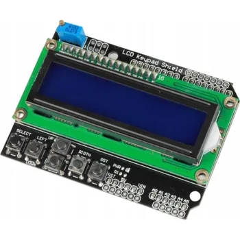 Bezpečnostní kamera Displej Solectro Shield LCD 2x16 s klávesnicí