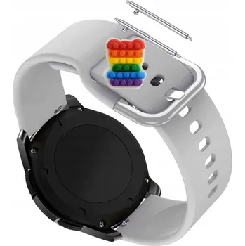 Pouzdro na mobilní telefon Pásek Řemínek pro Garett GRS, Silikon, šedá smyčka, nastavitelný