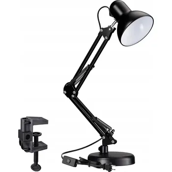 Lampička Stolní lampička Noční E27 LED Kreslící nastavitelná s klipem