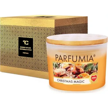 Svíčka INTENSE 2 KNOTY sójová vonná EKO svíce PARFUMIA® vánoční CHRISTMAS MAGIC 400 ml