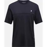 TRIČKO PEAK PERFORMANCE M TRAIL WOOL BLEND SS BLACK
