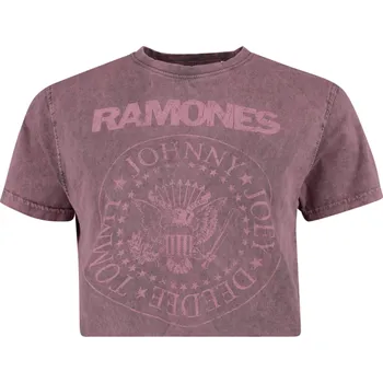 Tričko z Ramones - Crest - Ženy - purpurová