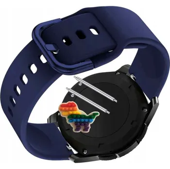 Pouzdro na mobilní telefon Řemínek Řemínek pro Huawei Watch 3 Elite, Silikonový Tmavě Modrý Smyčka, nastavitelný