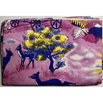 Příslušenství pro dětskou postel a kolébku Souprava 2D srneček fialová 85x130