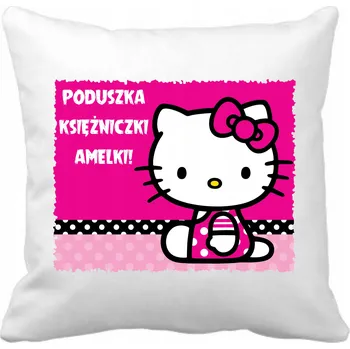 Polštář Polštář filmový, herní, knižní, komiksový, hudební Hello Kitty Anime 40 x 40 cm