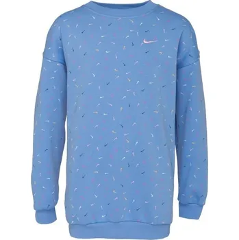 Dívčí mikina Dívčí mikina Nike SPORTSWEAR CLUB FLEECE S Modrá, Mix