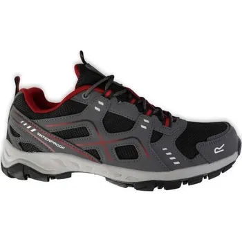 Pánské tenisky Pánská treková obuv REGATTA OUTDOORS VENDEAVOUR 40 Tmavě šedá, Černá, Červená, Šedá