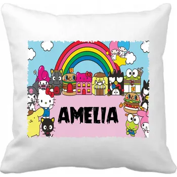 Polštář Polštář filmový, herní, knižní, komiksový, hudební Hello Kitty 40 x 40 cm