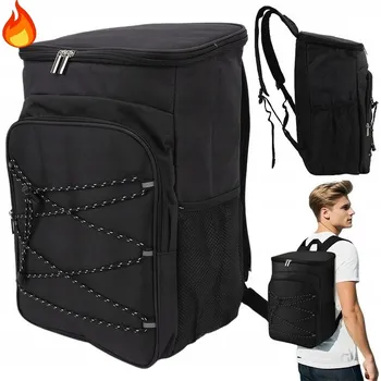 turistický batoh VELKÁ TERMO TAŠKA BATOH CHLADICÍ VODĚODOLNÝ CAMPING PIKNIK 30L SADA