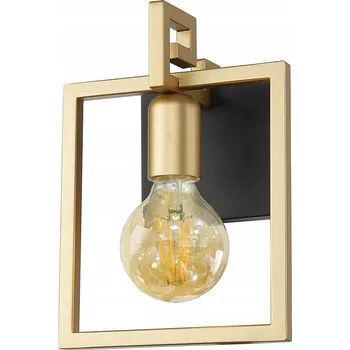 Nástěnné svítidlo Nástěnné svítidlo PRIMERO 1xE27 černé zlaté kovové Italux