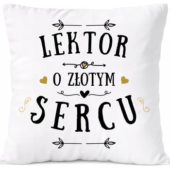 Obraz Dárek Polštář Auditor s potiskem , bílý PoliDraw