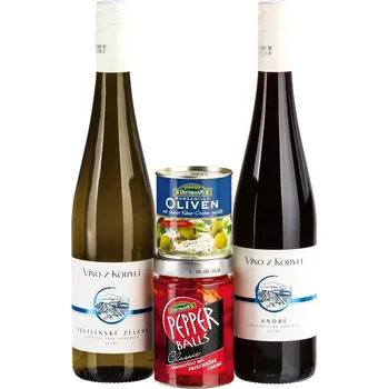 Dárkový potravinový koš DUO DELI. set 250