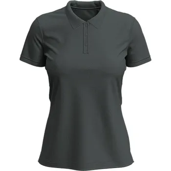Dámské tričko Stedman® Dámské polo tričko ST9740 Slate Grey (Solid) XXL
