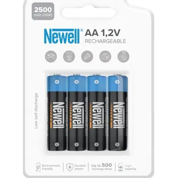 Článková baterie Nabíjecí Baterie Newell NiMH AA 2500 1,2V 2500 mAh 4 kusy