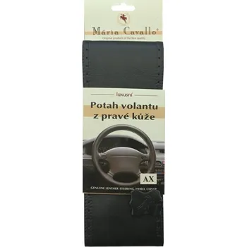 Potah na volant Potah volantu omotávací z pravé kůže AX černý
