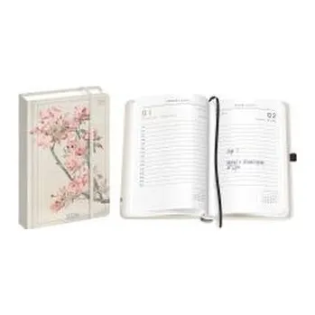 Diář Kalendarz 2026 książkowy A5/384K Mat+UV Cherry