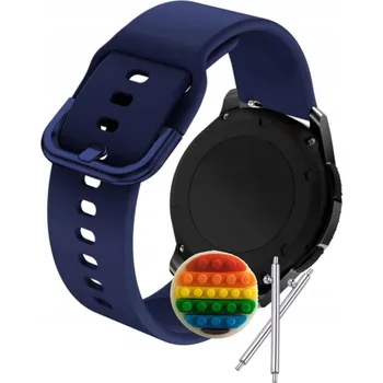 Pouzdro na mobilní telefon Řemínek Řemínek pro Colmi C81, Silikonový Tmavě Modrý Smyčka, nastavitelný