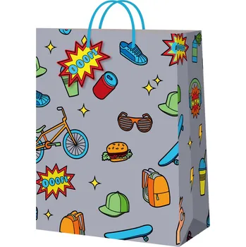 Party dekorace Dárková taška malá - Teenage kluk (17,8 × 9,8 × 22,9 cm)