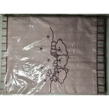 Příslušenství pro dětskou postel a kolébku Souprava 2D medvídci růžová 100x135