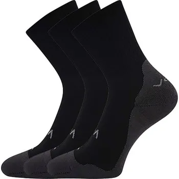 Dámské ponožky VoXX® Barefootan froté Unisex ponožky - 3 páry BM000005126300100716 černá 47-50 (32-34)
