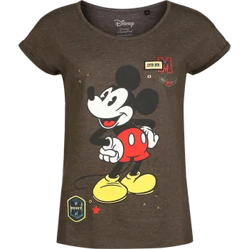Tričko Disney z Mickey & Minnie Mouse - Military - Ženy - khaki