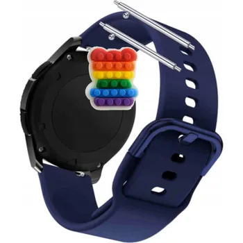 Pouzdro na mobilní telefon Pásek Řemínek pro Polar Ignite 2, Silikon, tmavě modrá smyčka, nastavitelný