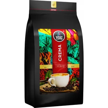 Káva zrnková Arabica West Caffee Crema Tropic 1000 g