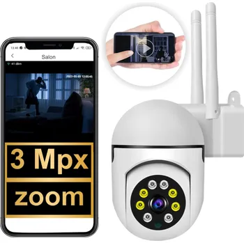 IP kamera EXTERNÍ / INTERNÍ OTOČNÁ IP WiFi KAMERA 355 stupňů INTERKOM 3MP FHD